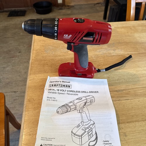 Craftsman 18v drill - craftsman,