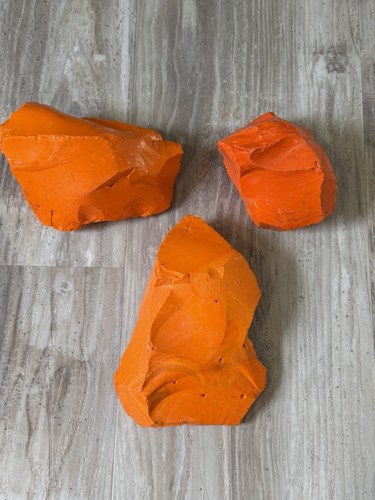 3pc glass rock slag opaque - glass,