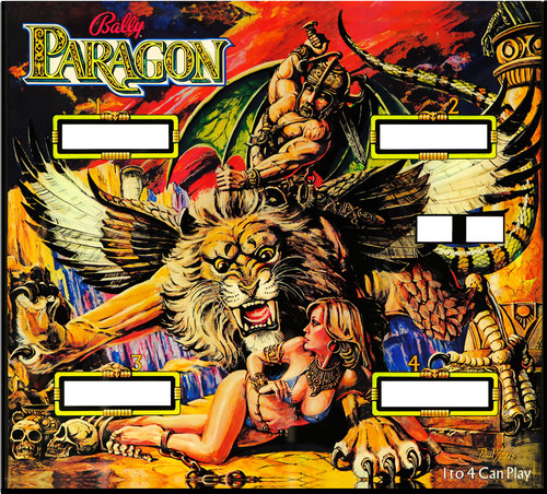 Bally paragon pinball machine - ,
