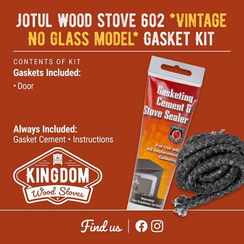 Vintage jotul 602 no glass - jotul,