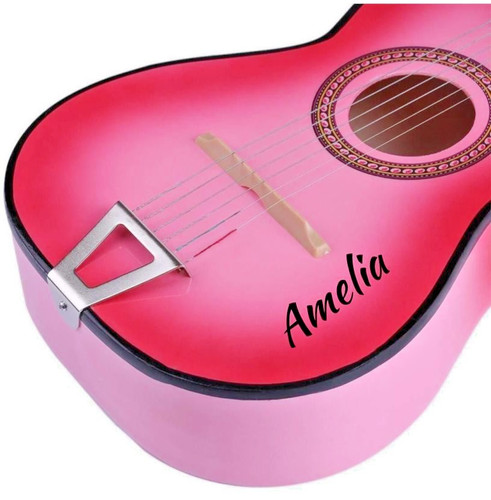 Pink kids acoustic guitar - 23",