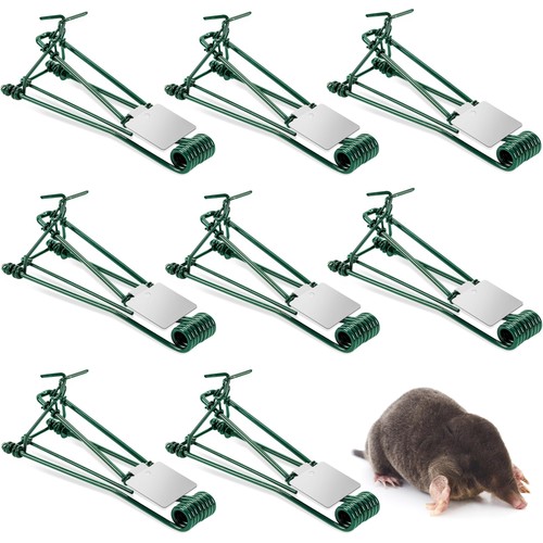 Pack metal gopher traps - 8, for