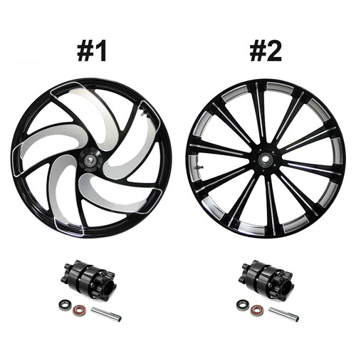Front wheel dual - 3.5"front,