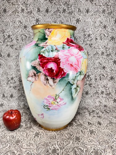 Antique limoges vase - antique,