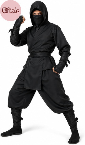 Men black ninja - men's,
