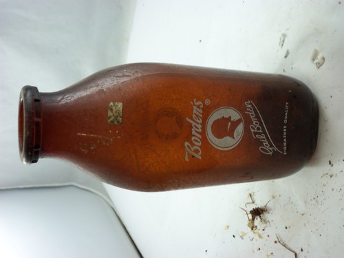Amber square quart bordens - amber,