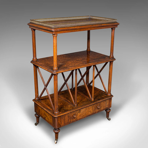 Antique canterbury whatnot - antique,