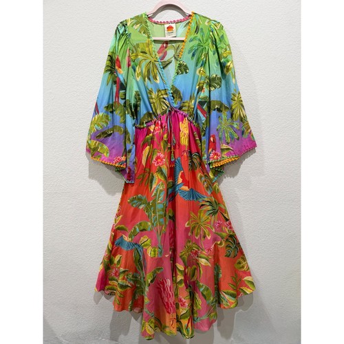 Farm rio ombre kaftan dress - ombre,
