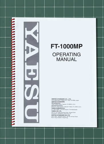Yaesu 1000mp operating - ft-1000mp, —