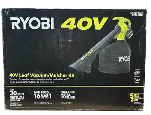 Ryobi 40v vac attack - ryobi, cordless