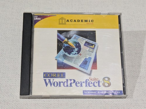Corel wordperfect suite cd - corel, 8