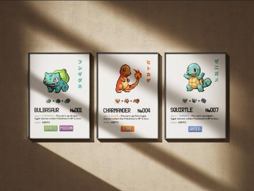 Set starters pokedex - set, of