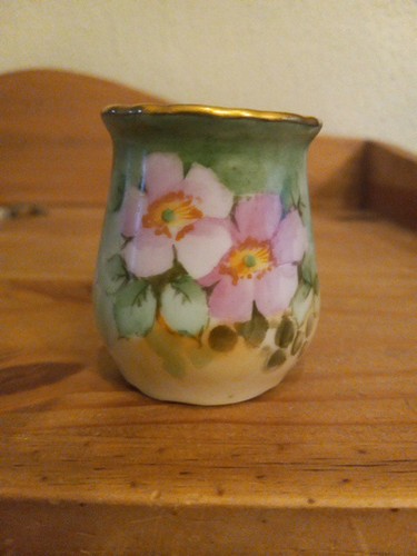 Vintage floral gold rimmed - vintage,