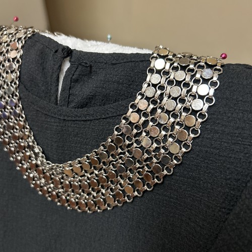 Silver disc chainmail - silver,
