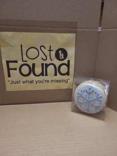 Pastel snowflake cookie - (b),