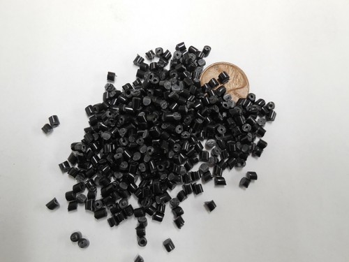 Hdpe black plastic pellets - black,