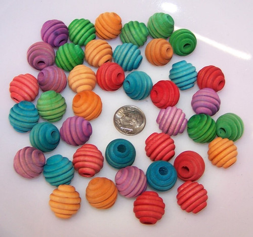 Bird toy parts - toy, colored