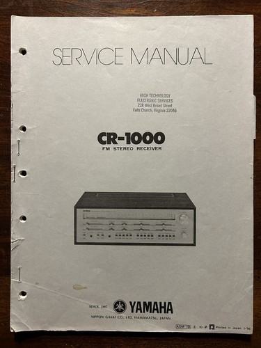 Yamaha 1000 stereo - yamaha, fm
