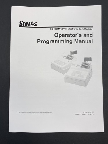 Sam4s 5200 5240 - sam4s, /