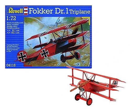 Revell germany fokker 1 - fokker, dr.1
