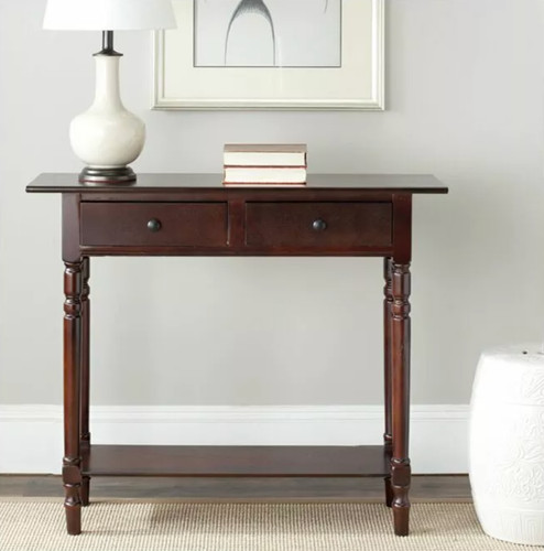 Cherry wooden console table - wooden,