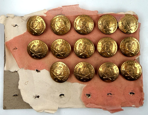 Vintage buttons military - vintage,
