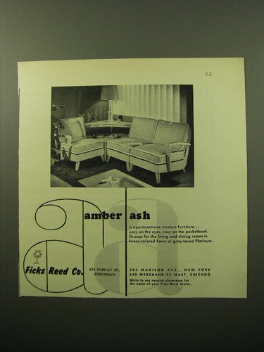 1950 ficks reed furniture - 1950,