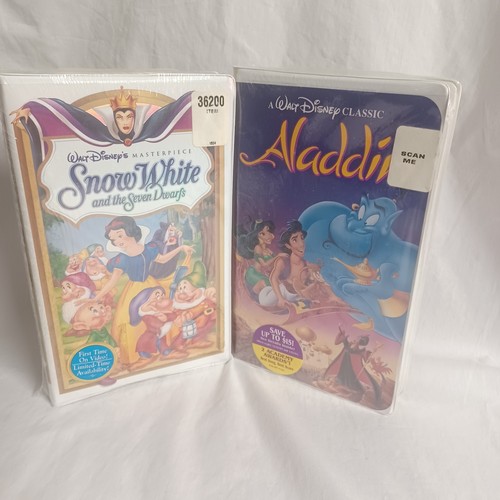 Disney vhs lot aladdin - vhs,