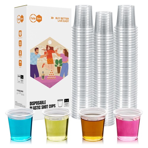 Plastic shot glasses 600 - 1, glasses,