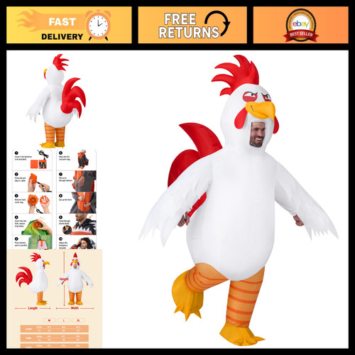 Inflatable chicken costume for - costume,