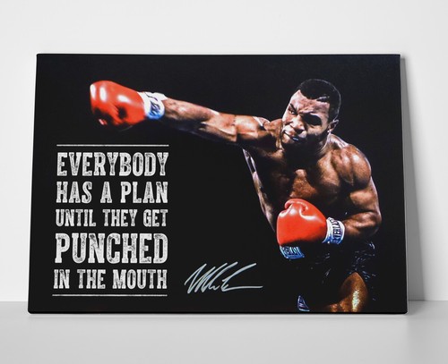 Mike tyson quote poster - tyson, or
