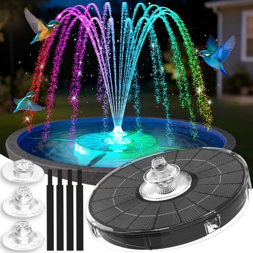 2026 large solar fountain - large,