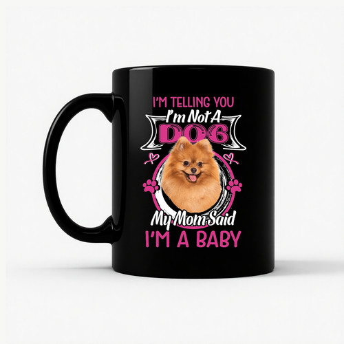 Funny pomeranian dog mom - pomeranian,