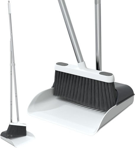 Stand dustpan and broom set - and,