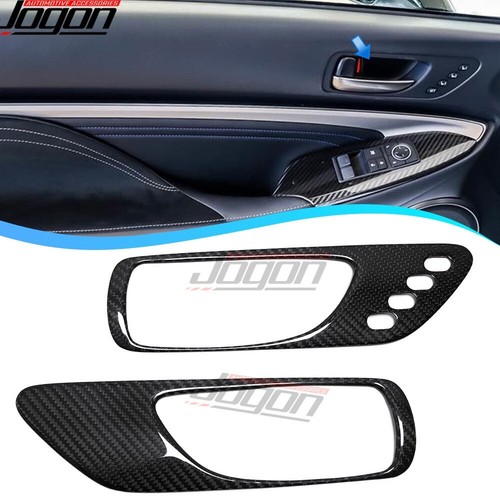 Real carbon door handle cover - door,
