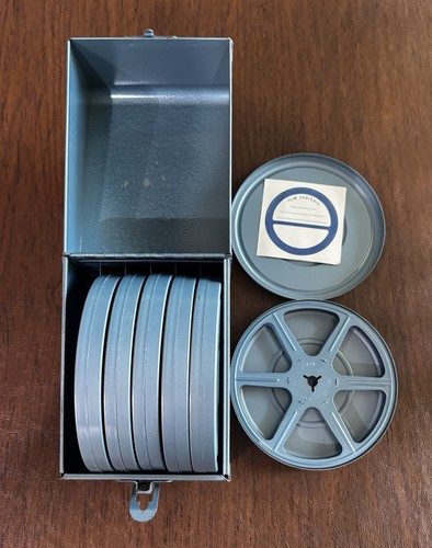 Vintage 8mm film reels case - 8mm,