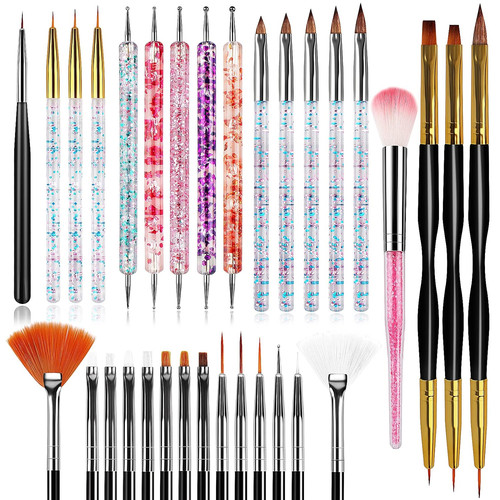 32pcs nail art brushes - nail,