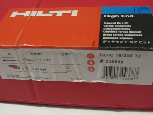 Hilti diamond core - core, drill
