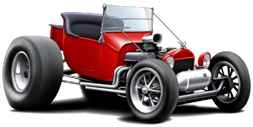 Ford bucket model - model, hotrod