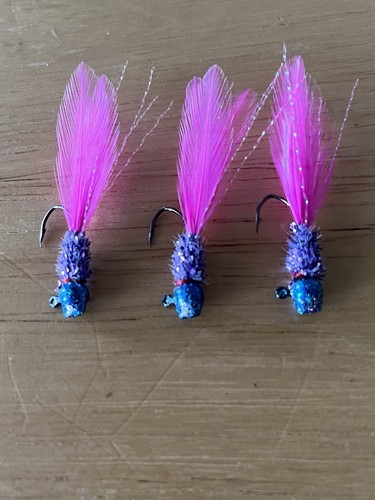 Three hand tied crappie - tied,