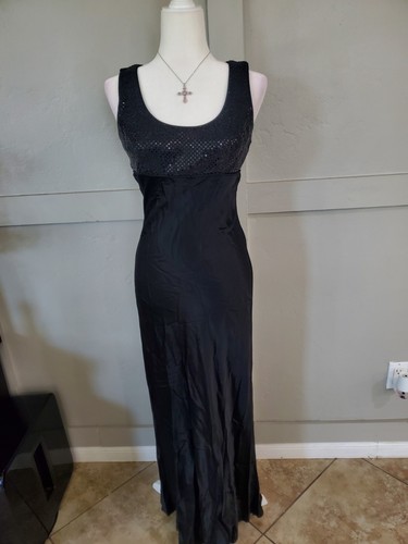 Vtg y2k black whimsigoth dress - black,