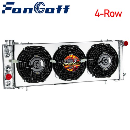 Row aluminum radiator shroud - row,