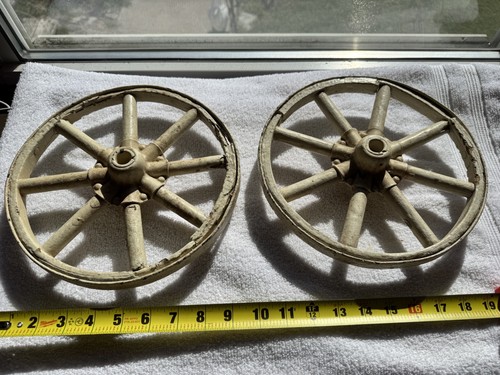 Small pair antique wooden - small,