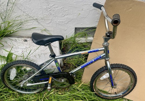Old school chrome bmx pit - old, bike