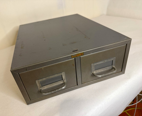 Cole vintage metal drawer - cole, 2-drawer