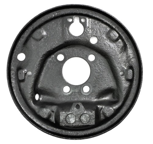 Rear drum brake backing - lh,