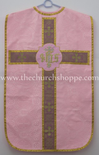 New rose chasuble fiddleback - rose,