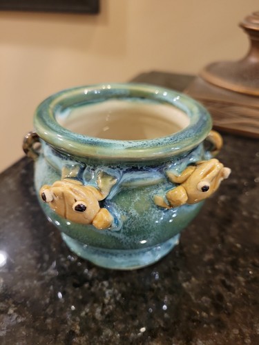 Lucky bamboo ceramic planter - lucky,