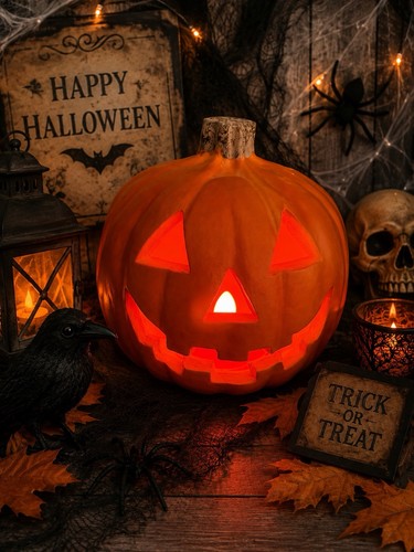 Vintage jack lantern 1998 - vintage,