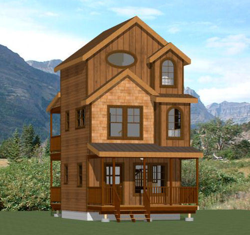 16x16 tiny house - 16x16,